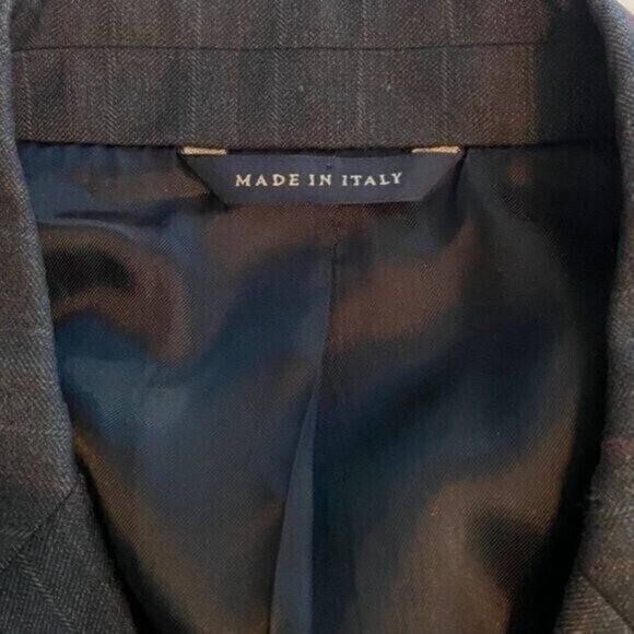 Banana Republic Modern‎ Mens Wool Blazer 42S Suit Jacket Made in Italy Formal - Picture 9 of 11